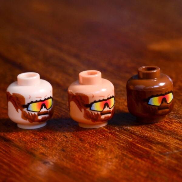 PMC 360 Head – Beard and Sunglasses (Light Nougat)