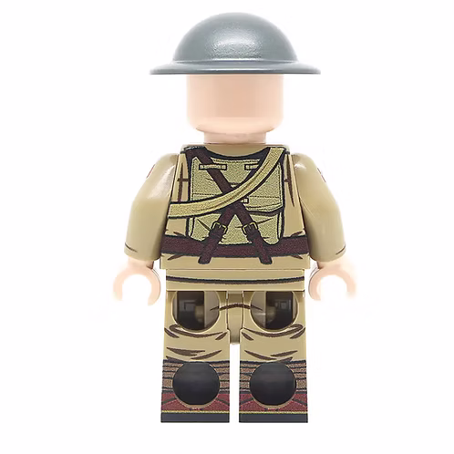 WW1 CEF Soldier Minifigure 2 WW1 CEF Soldier Minifigure