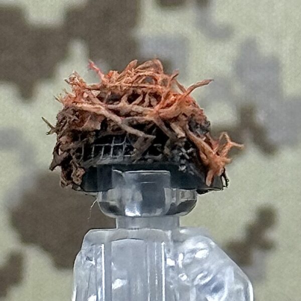 IMG_5084 Netted BrickArms® Stahlhelm (Spring Camo)