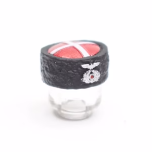 German Papakha Heer (Black/Red)