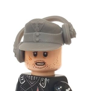 German Elite Panzer M43 Field Cap Headset shifted position